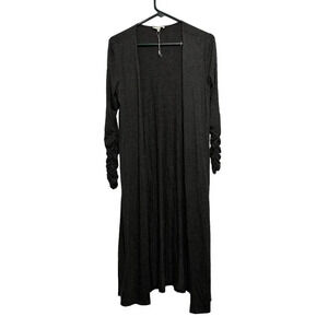 See you Monday women’s long gray duster cardigan. size XL
